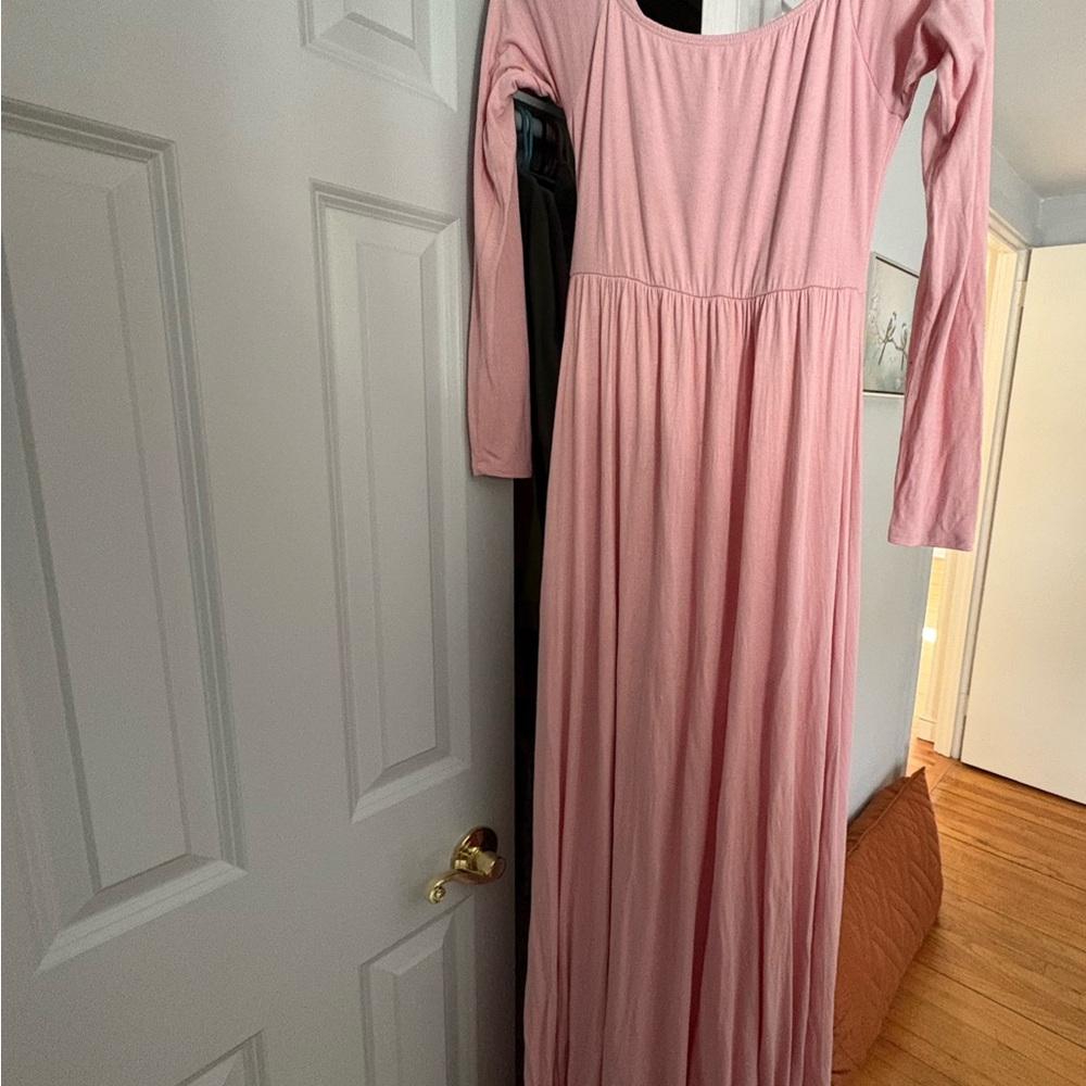 Pinkblush Soft Pink Long Sleeve Dress